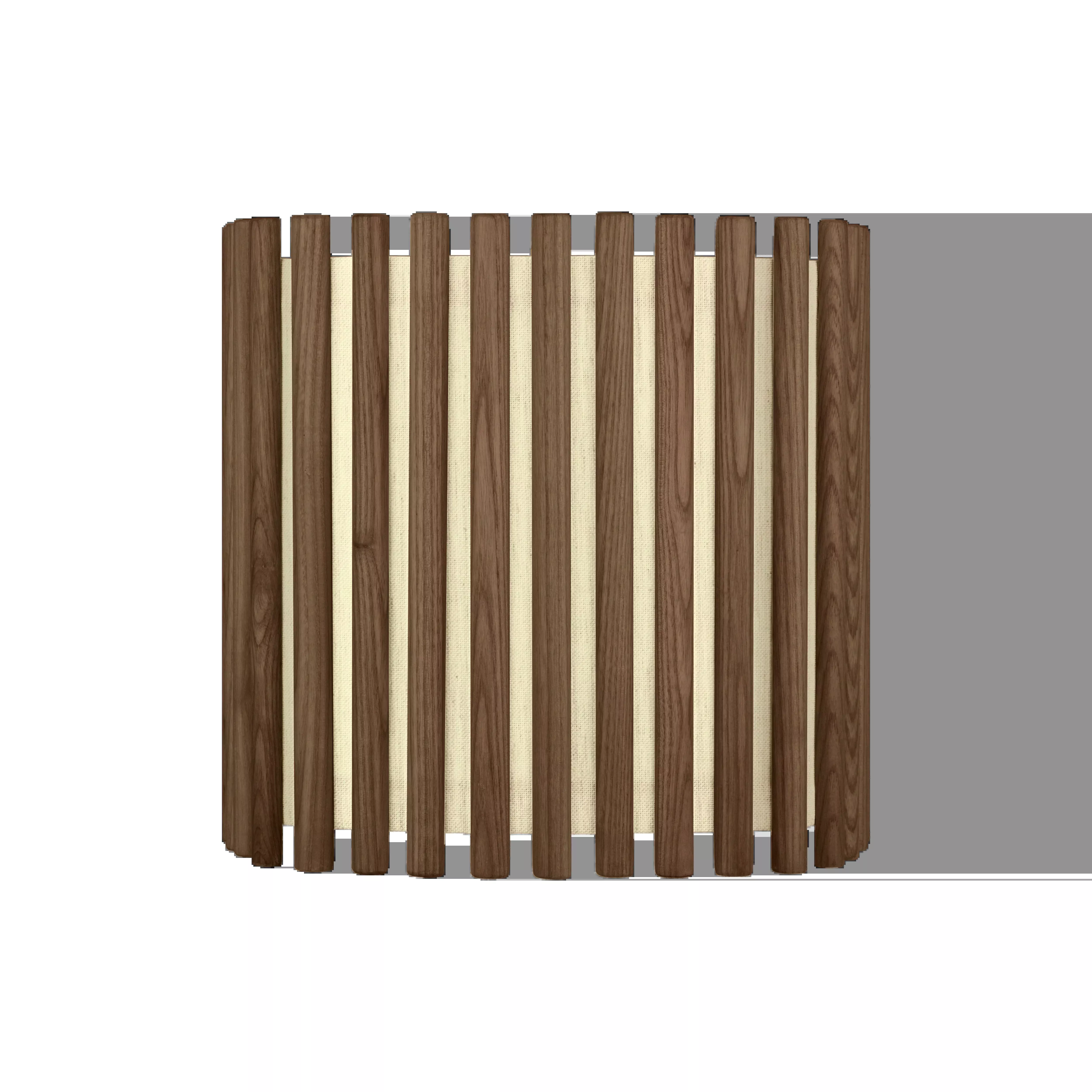 UMAGE Komorebi Medium- Square Dark Oak Replacement Shade (2253_2253-2)