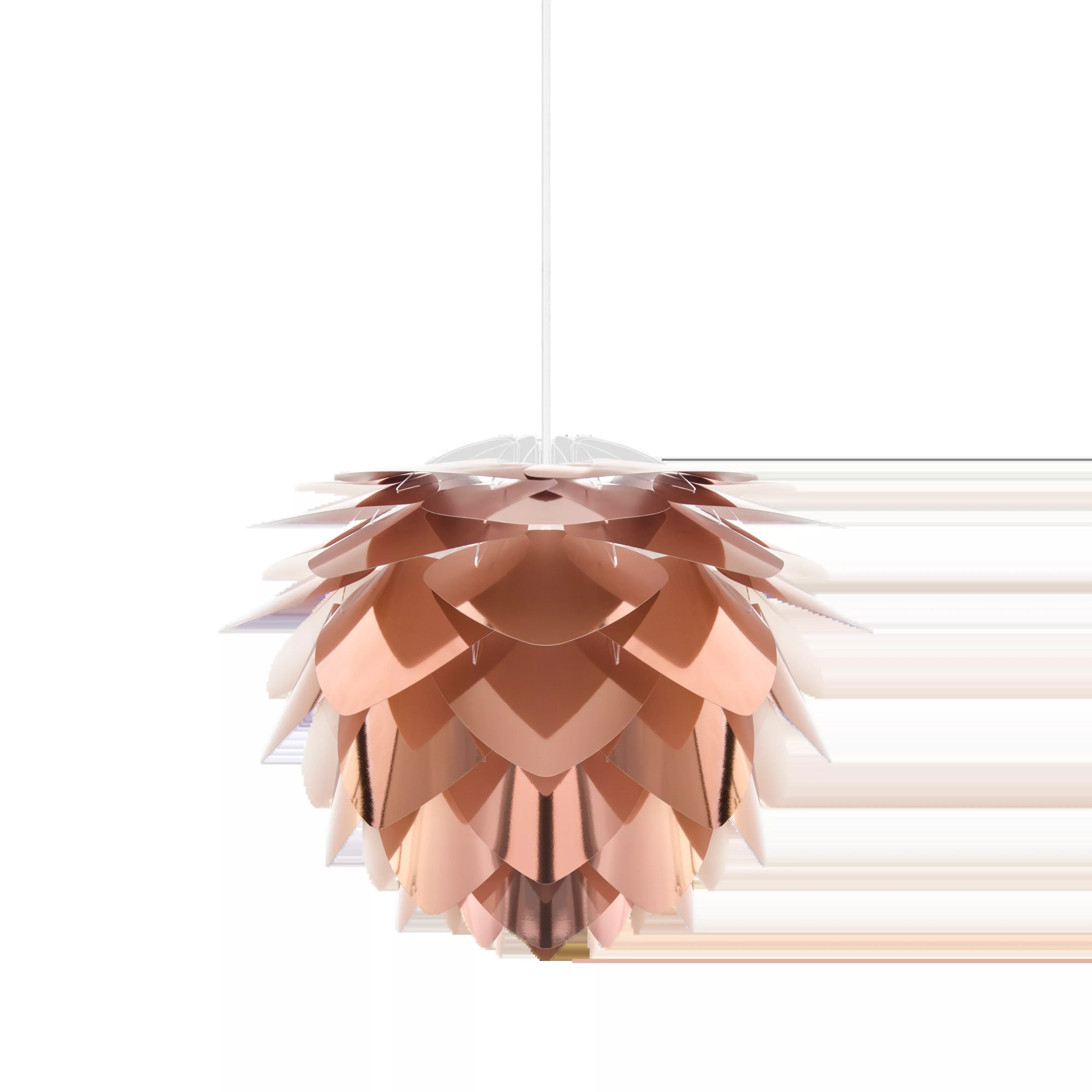 UMAGE Silvia Copper Medium Plug-In Pendant with White Cord (2030_4009)