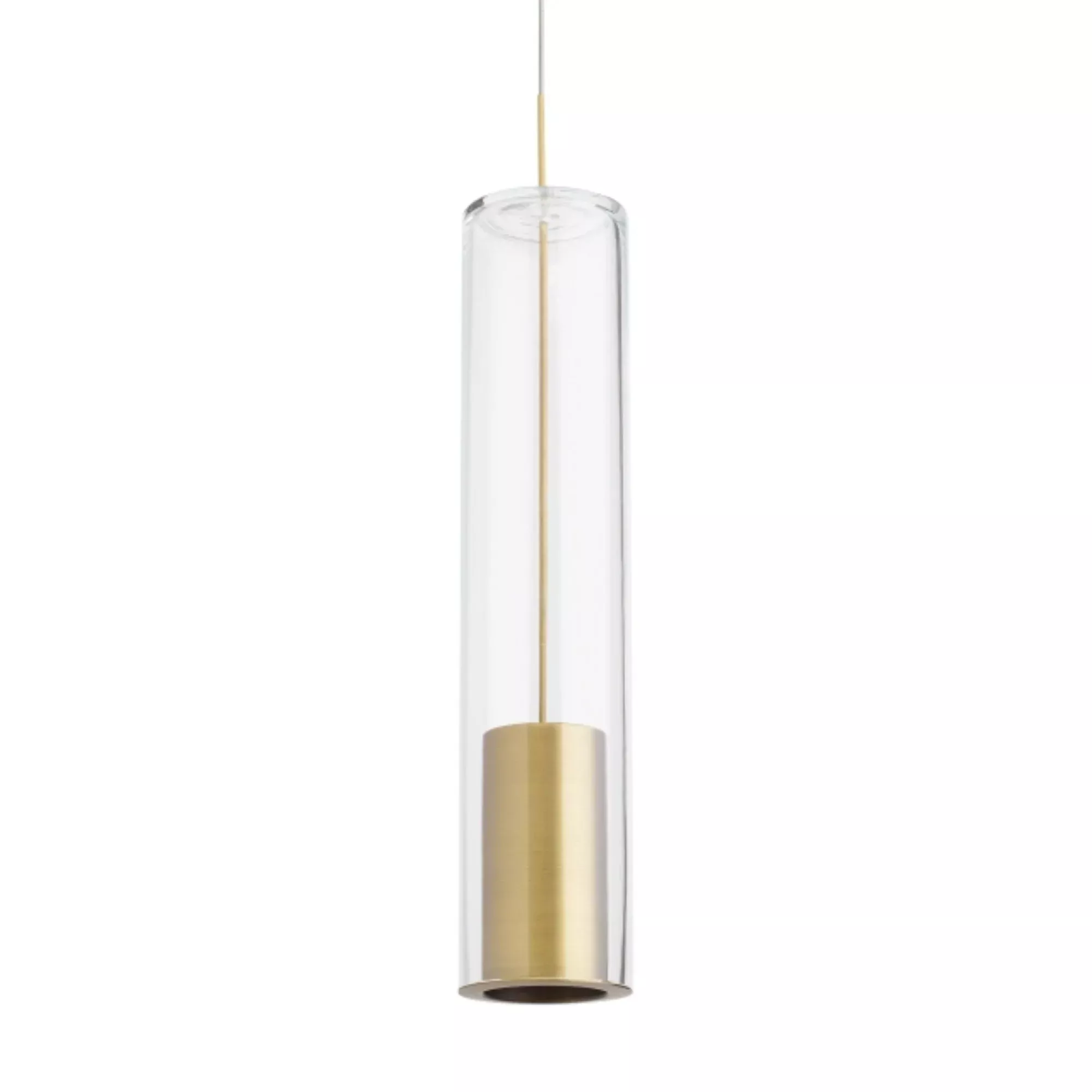 Visual Comfort Modern Captra Freejack Pendant, Aged Brass Finish