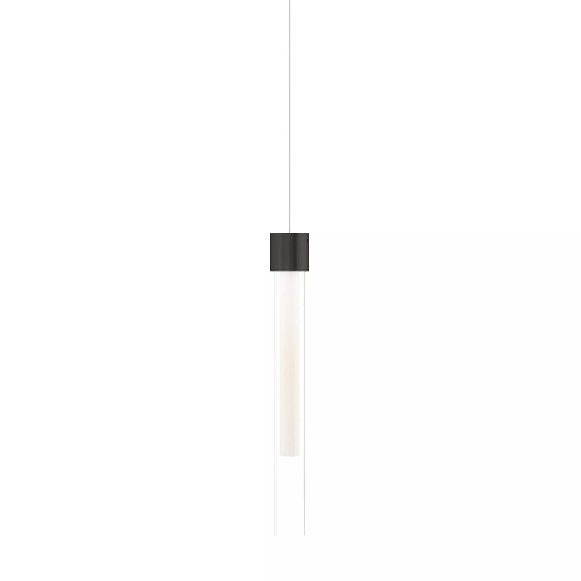 Visual Comfort Modern Linger Freejack LED Pendant, Nightshade Black Finish