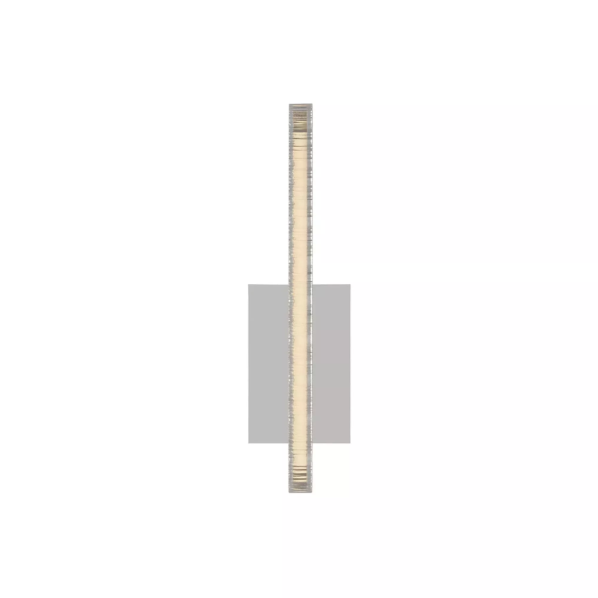 Visual Comfort Modern Serre 13in Wall Sconce, Polished Nickel, Integrated LED