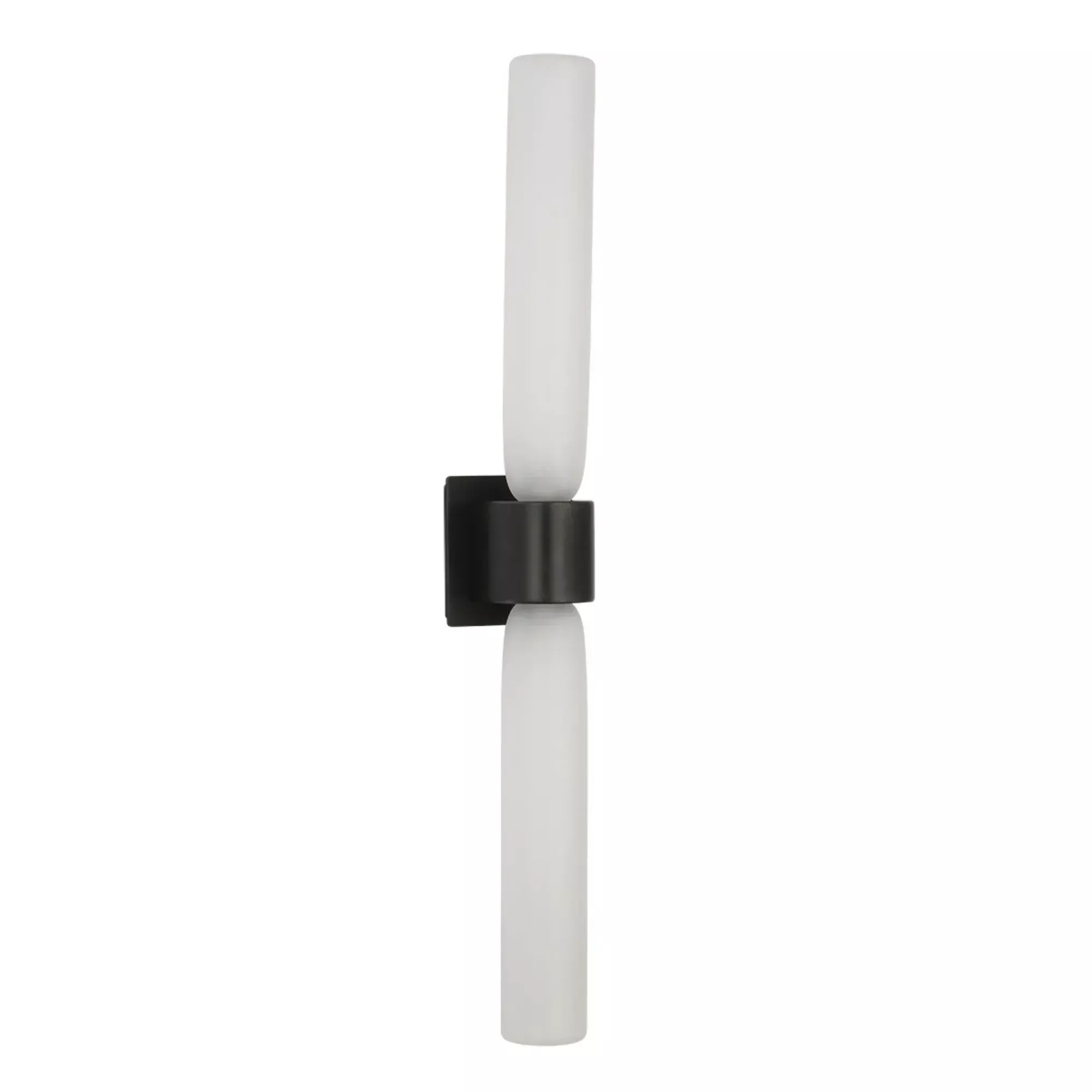Visual Comfort Modern Volver 29" LED Large Double Sconce, 120-277V, Bronze Finish