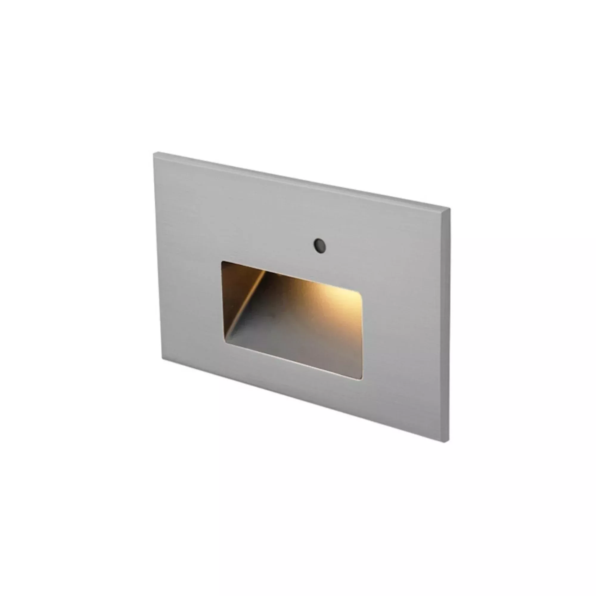 WAC 5" Wide LED Step Light with Photocell, Stainless Steel Finish, 3000K