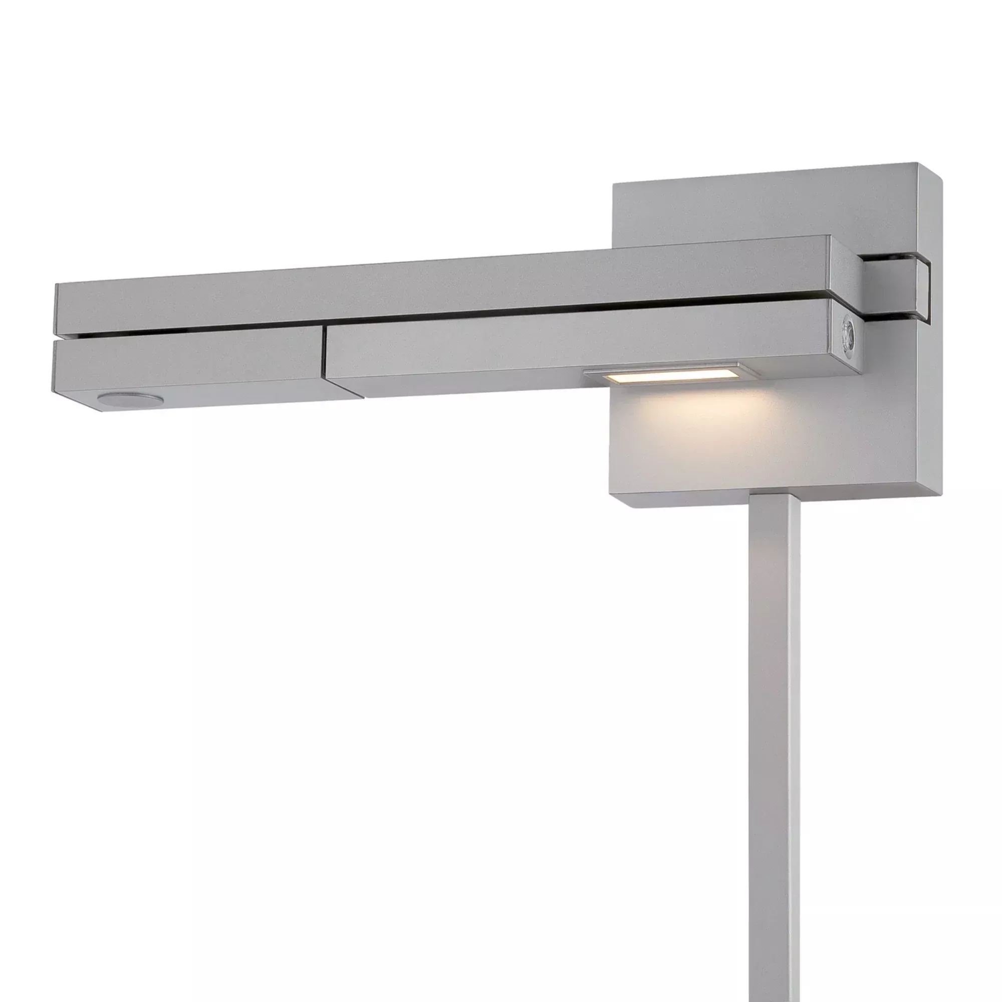WAC Flip 22" LED Swing Arm Wall Lamp, Titanium Finish, Left