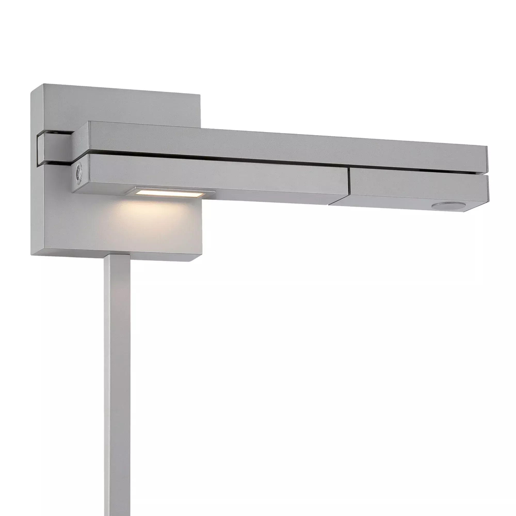 WAC Flip 22" LED Swing Arm Wall Lamp, Titanium Finish, Right