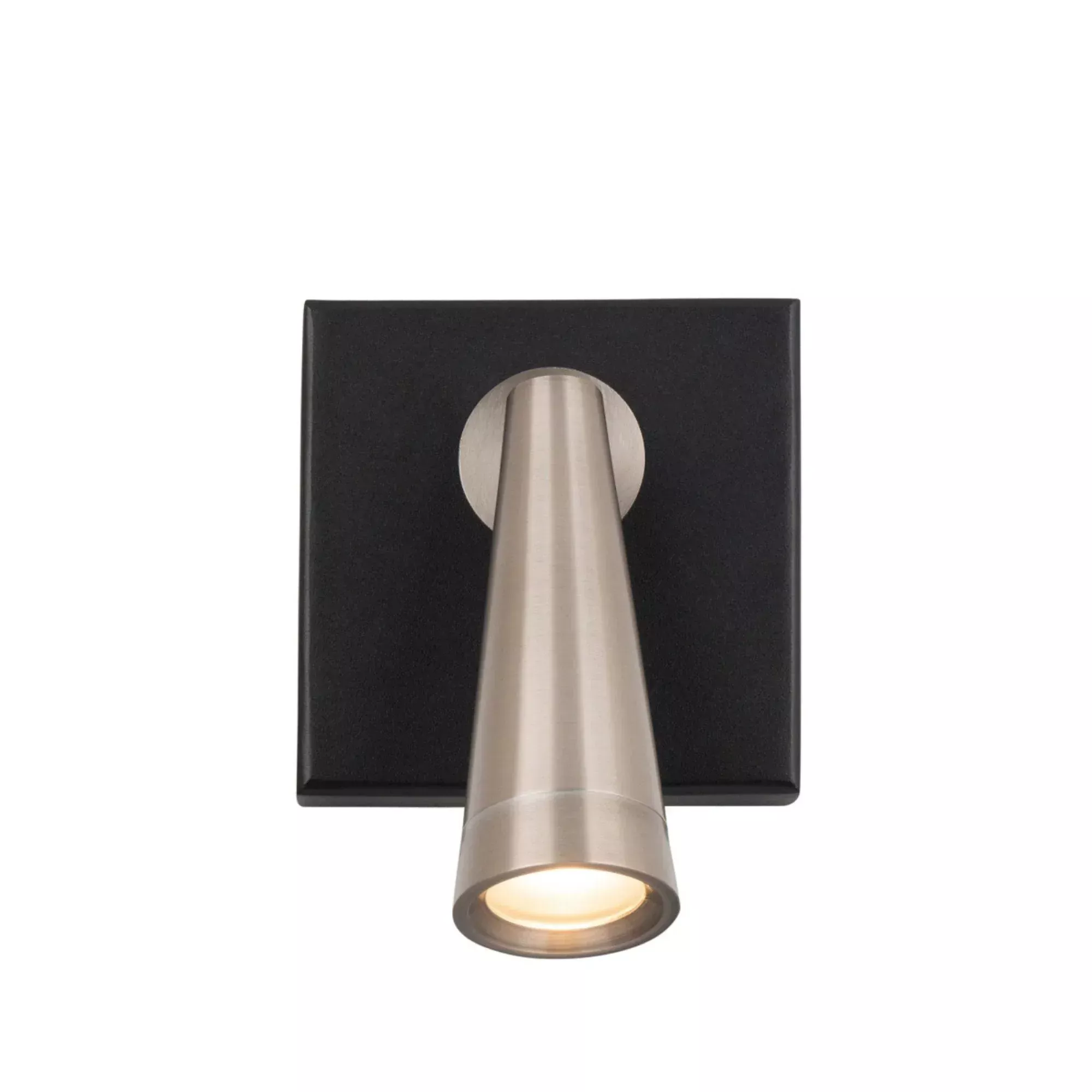 WAC Lighting Arne 6.75 in. Swing Arm Lamp, Black & Brushed Nickel