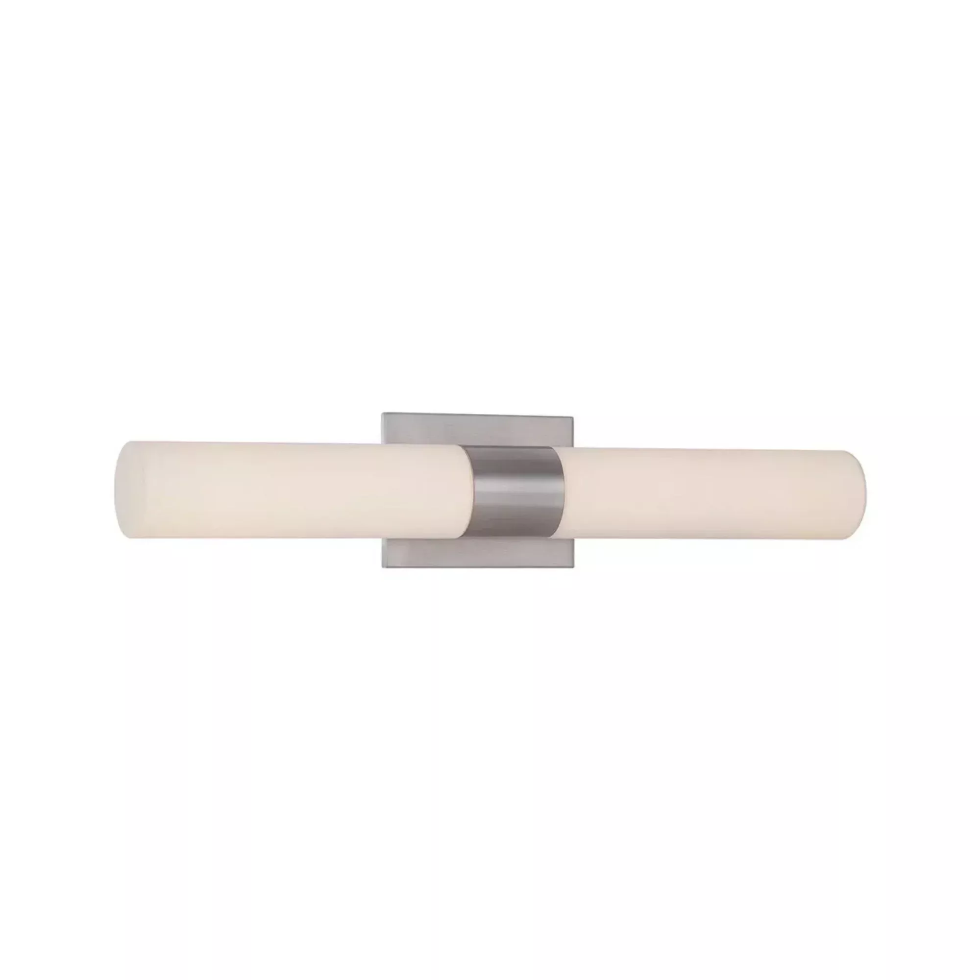 WAC Lighting Elementum 22 in. Bathroom Vanity Light, Brushed Nickel with Etched Glass