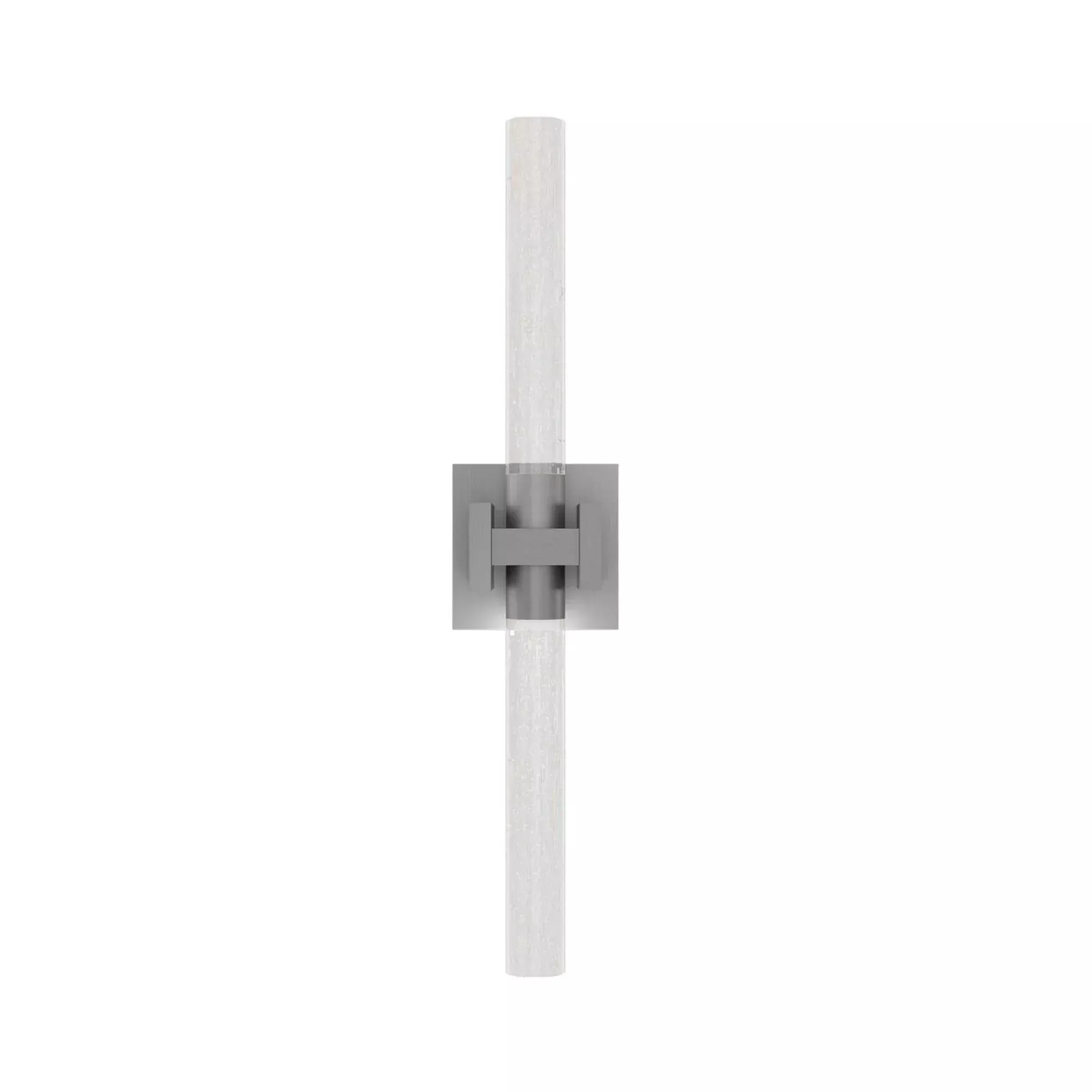 WAC Lighting Ripple 24 in. Wall Sconce, Brushed Nickel, Cylindrical Linear