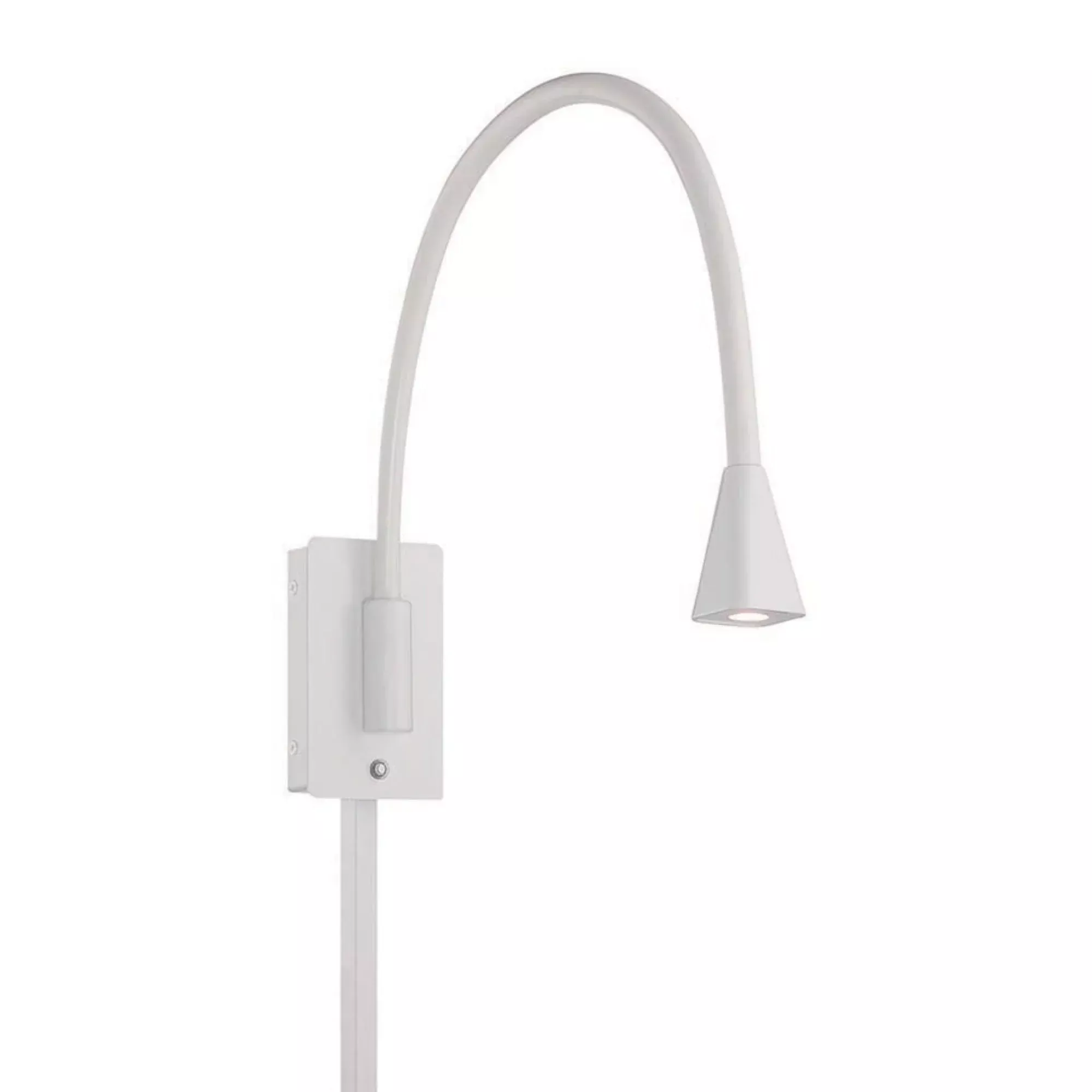 WAC Lighting Stretch 28.79 in. LED Swing Arm Lamp, White