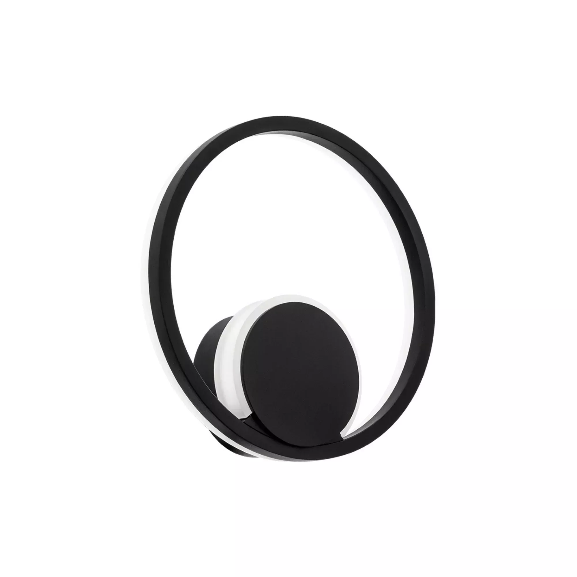 WAC Lighting Vespere 12 in. Wall Sconce, Black with Etched Acrylic Diffuser
