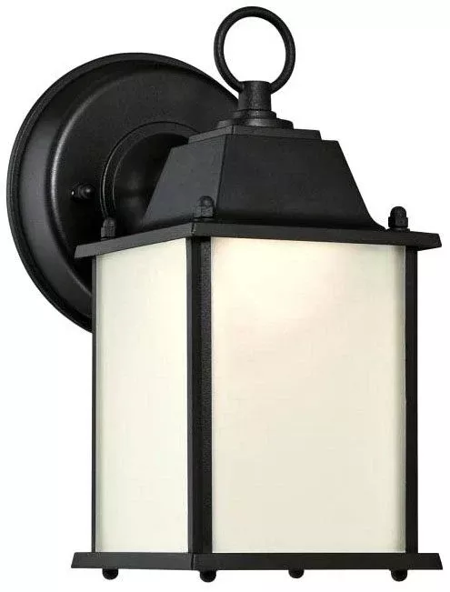 Westinghouse 6107500 Outdoor Wall Lantern, Black