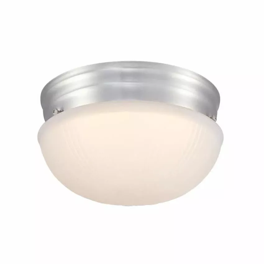 Westinghouse 6137000 LED Flush Mount Ceiling Light, Brushed Nickel